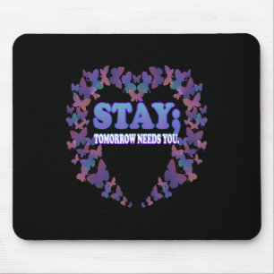 Mousepad Sensibilização suicida Ficar amanhã precisa de voc