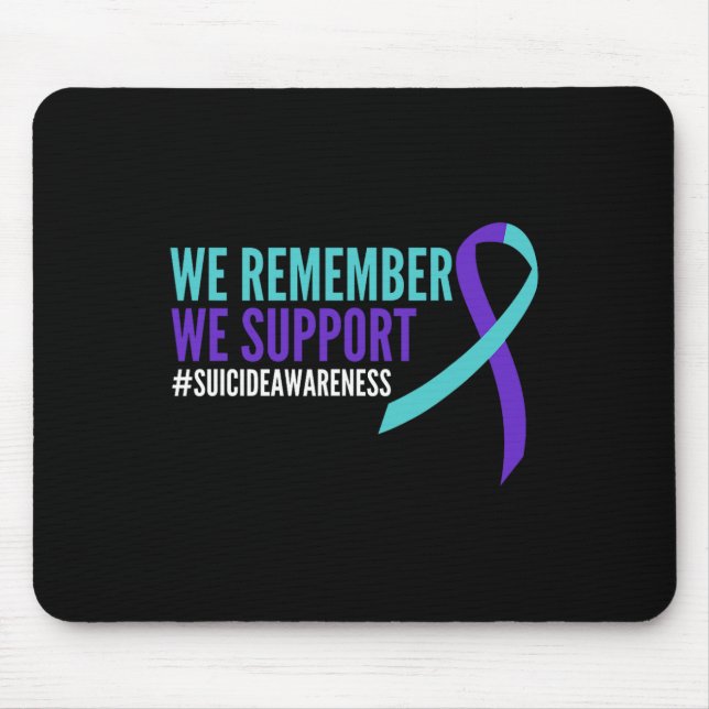 Mousepad Sensibilização Suicida Mês Saúde Mental Lembramos (Frente)