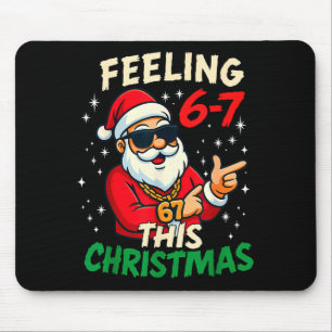 Mousepad Sentimento Engraçado 67 Este Natal Seis Sete Meme