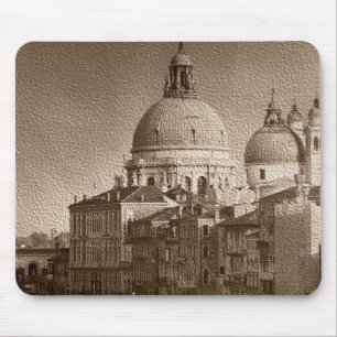 Mousepad Sepia - Efeito de Papel Venice Grande Canal