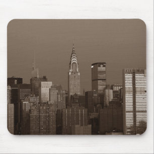 Mousepad Sepia Nova Iorque Skyline