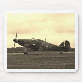 Mousepad Sepiatone Hawker Hurricane