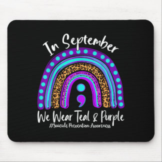 Mousepad September wear teal & purple prevention