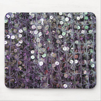 Mousepad Sequins & miçanga roxos