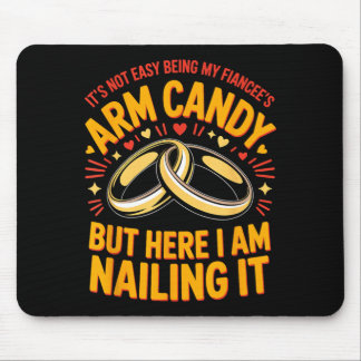 Mousepad Será o braço doce noivado noivo casal braço