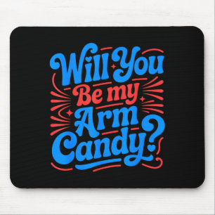 Mousepad Será o braço doce noivado noivo casal braço