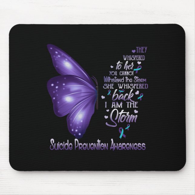 Mousepad Será Que A Tempestade "Prevenção Contra O Suicídio (Frente)