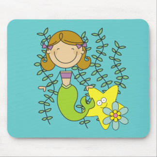Mousepad Sereia Brown Haired