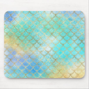 Mousepad Sereia Dourado do Aqua