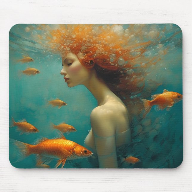 Mousepad Sereia e Peixe-gato (Frente)