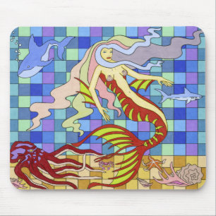 Mousepad sereia feminino
