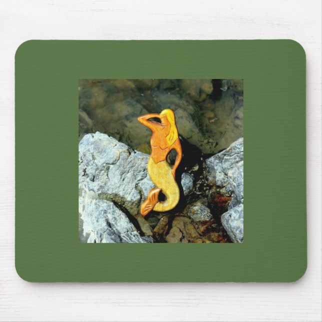 Mousepad sereia loira do mar (Frente)