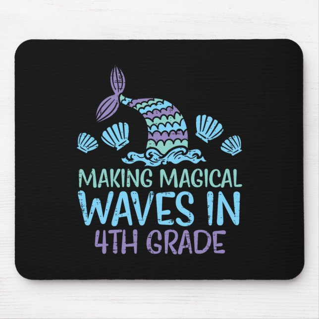 Mousepad Sereia Ondas Mágicas 4º Grau 4º Primeiro Dia S (Frente)