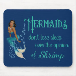 Mousepad Sereia Pin-up Afro-Americana Vintage em Diamantes