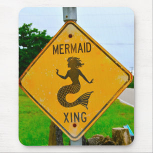 Mousepad Sereia que cruza Roadsign