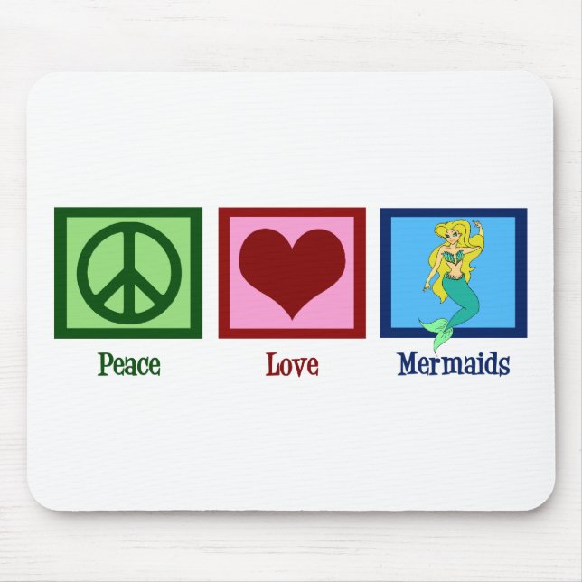 Mousepad Sereias do amor da paz (Frente)