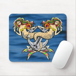 Mousepad Sereias Ligadas - Design náutico para Pavimentos d