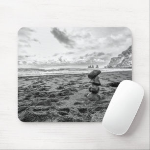 Mousepad Serene Beach Cairn