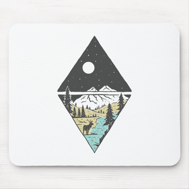 Mousepad Serenidade da Natureza (Frente)