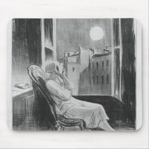 Mousepad Série de "Bas-Azuis Les", lua de O