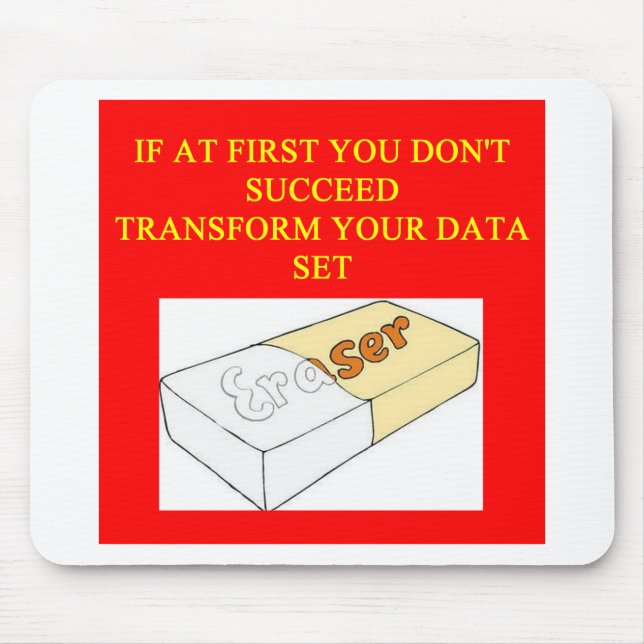 Mousepad série de dados da matemática (Frente)