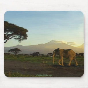 Mousepad Série do elefante africano