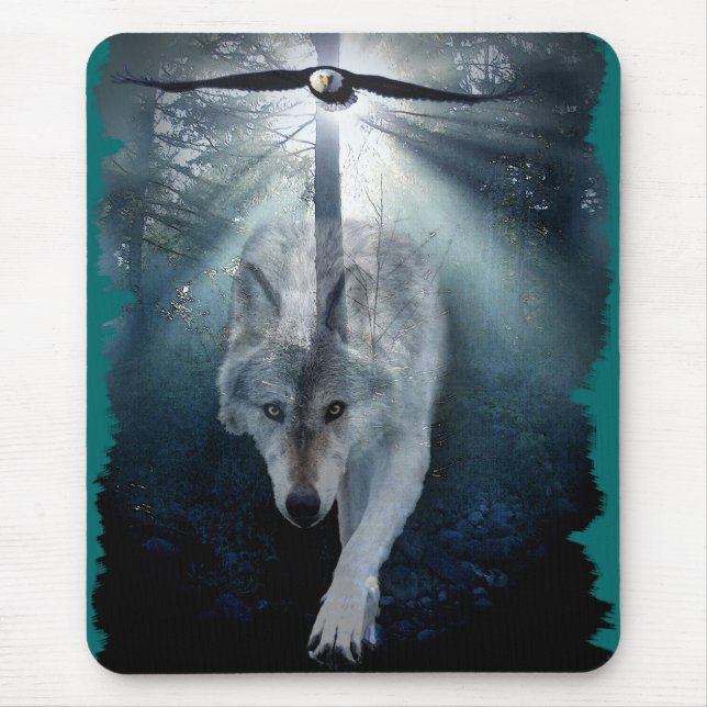 Mousepad Série WOLF & EAGLE (Frente)
