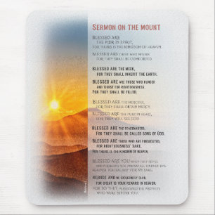 Mousepad Sermão de Jesus no Monte Mateus 5