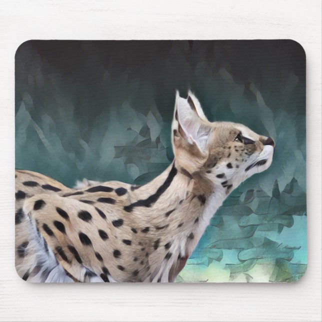 Mousepad Serval Cat (Frente)