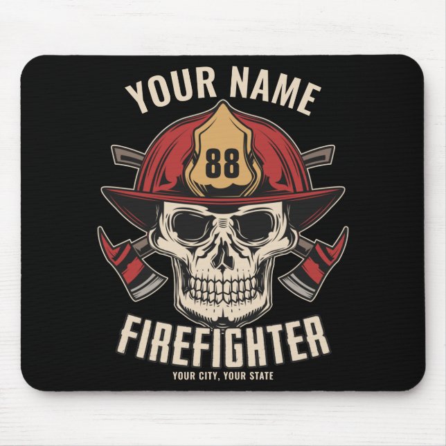 Mousepad Serviço de Bombeiros Personalizados (Frente)