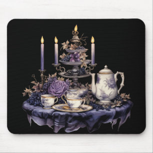 MOUSEPAD SERVIÇO DE CHÁ ALTO VITÓRIA DE ORNAMENTADO GÓTICO