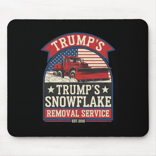 Mousepad Serviço de Remoção de Flocos de Neve da Vitória de (Frente)