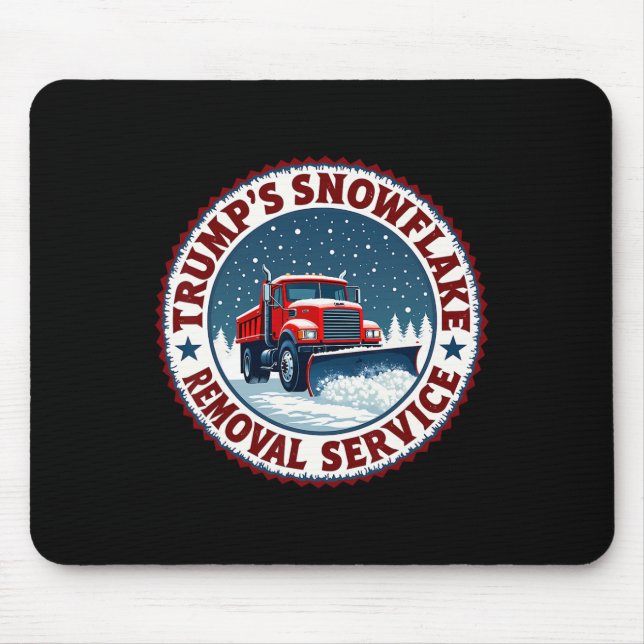Mousepad Serviço de Remoção de Flocos de Neve de Trump Dive (Frente)