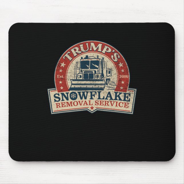 Mousepad Serviço de Remoção de Flocos de Neve de Trump Engr (Frente)