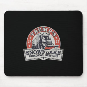 Mousepad Serviço de Remoção de Flocos de Neve de Trump Engr