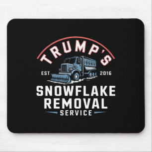 Mousepad Serviço de Remoção do Floco de Neve Enganado Trump