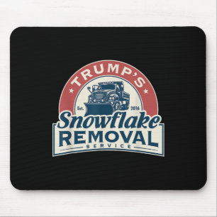 Mousepad Serviço de Remoção do Floco de Neve Enganado Trump