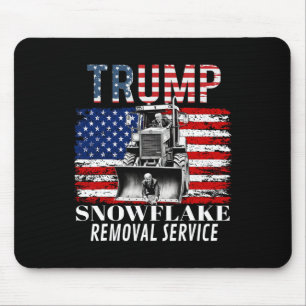 Mousepad Serviço de Remoção do Floco de Neve Funny Donald T