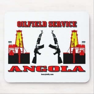 Mousepad Serviço do campo petrolífero de Angola, óleo,