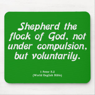 Mousepad Serviço voluntário 1 Peter 5-2
