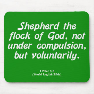 Mousepad Serviço voluntário 1 Peter 5-2
