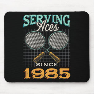 Mousepad Servindo Aces Desde 1985 Badminton Nasceu 40º