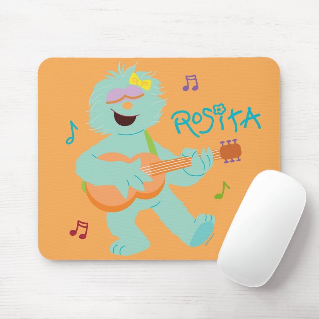 Mousepad Sesame Street | Rosita Tocando Violão (Com mouse)