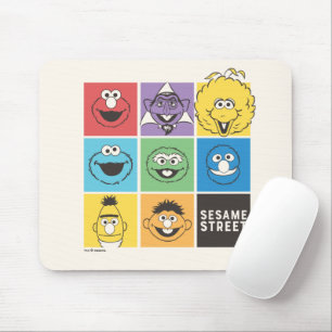 Mousepad Sésamo Street Pals Blocos de cores