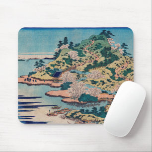 Mousepad Sesshu Ajigawaguchi Tenposan por Katsushika Hokusa