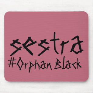 Mousepad Sestra #Orphan Black do programa de tv