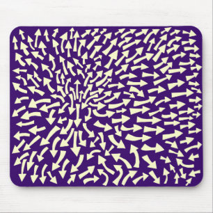 Mousepad Setas - creme sobre profundamente - roxo 330066