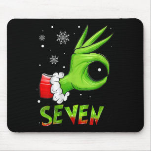 Mousepad Sete 6 7 Meme Santa Natal Xmas Professor Engraçado