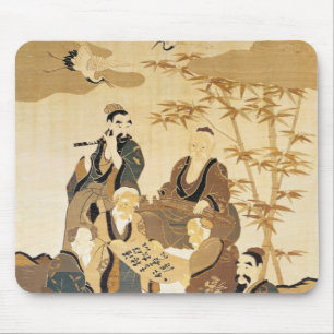 Mousepad Sete homens sábios na floresta de bambu