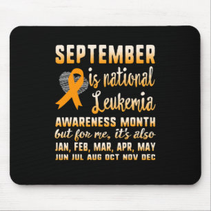 Mousepad Setembro é guerra de conscientização da leucemia n